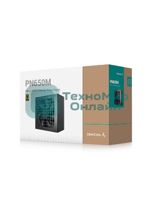Блок питания Deepcool/GamerStorm PN650M, 650Вт, 80 PLUS Gold, 120мм, модульный, черный