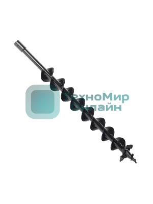 Шнек двухзаходный PATRIOT D 80B для грунта к бензобуру со сменными лезвиями, диаметр 80мм 742004453