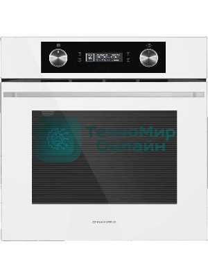 Шкаф духовой электрический Maunfeld AEOH60102W, 60л, дверца с 3 стеклами, белый