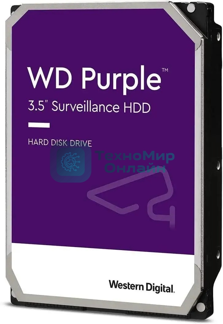 Жесткий диск Western Digital 4Tb 5400rpm Purple SATA III, 256Mb, 3.5