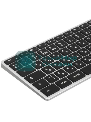 Клавиатура беспроводная Satechi Slim X3 Bluetooth Backlit Keyboard, Bluetooth, Серебристый ST-BTSX3S-RU
