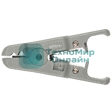 Инструмент обжимной Hyperline WRline WR-501B Стрипер для зачистки и обрезки витой пары (UTP/STP) и телефонного кабеля 3,2-9 мм, с возможностью регулировки