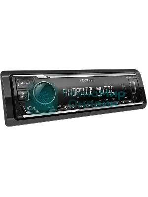 Автомагнитола Kenwood KMM-105M, 1 DIN, USB Type-A, AUX, съёмная панель
