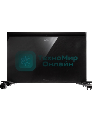 Конвективно-инфракрасный обогреватель Ballu Plaza Solar BIHP/S-1900 черный, 1900 Вт, 20 м2, термостат, дисплей