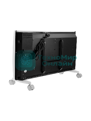 Конвектор электрический гибридный Denzel HybridX-2000 белый, 2000 Вт, 30 м2, термостат, дисплей