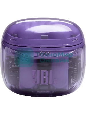 Наушники TWS JBL Tune Flex 2 призрачно-фиолетовый, вкладыши/внутриканальные (трансформер), Bluetooth, адаптивное шумоподавление