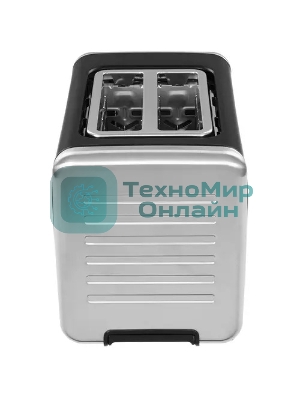 Тостер BQ T4002, 850 Вт, 7 степеней поджаривания, стальной/черный