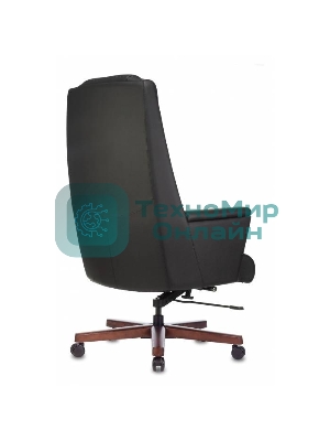 Кресло Бюрократ DUKE черный, кожа