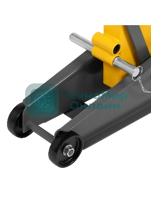 Домкрат гидравлический подкатной с фиксатором Denzel 3 т, 190-532 мм, SUV