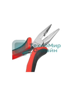 Длинногубцы Matrix mini 130 мм Ni прямые, авторазжим, двухкомпонентные рукоятки