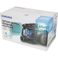 Пылесос Samsung VC18M21C0VN/EV зеленый/черный, 380/1800 Вт, уборка сухой, пылесборник контейнер 1.5 л