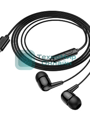 Проводные наушники Hoco M97a черный, внутриканальные