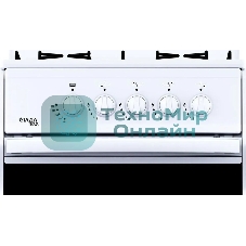Плита газовая Лада Nova RG 24042 W белый, конфорок 4 газовых, духовка 50 л, 50 см x 85 см x 60 см