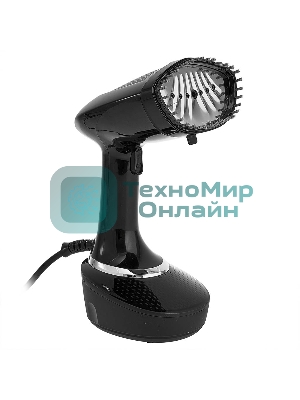 Отпариватель Delta LUX DE-3200P черный, 1500 Вт, 30 г/мин, 400 мл