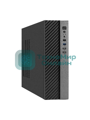 Компьютерный корпус Desktop ExeGate MI-302U-350 (mATX/mini-ITX, TPS350 8см, 1хUSB+1хUSB 3.0, HD аудио, черный)