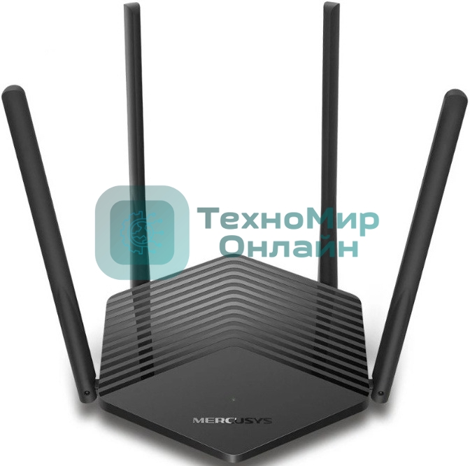Двухдиапазонный роутер Mercusys MR1500X Wi-Fi 6 AX1500, до 300 Мбит/с на 2,4 ГГц + до 1201 Мбит/с на 5 ГГц