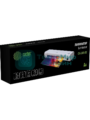 Ламинатор Cactus CS-LAB-D2, 2 вала, A4, 125мкм, 280мм/мин