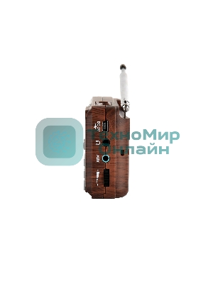 Радиоприемник PERFEO (PF_D0567) ЕГЕРЬ , коричневый