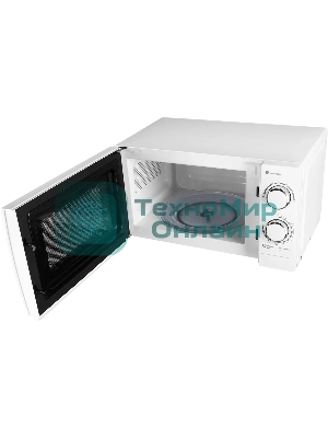 Микроволновая печь Starwind SMW3820 белый, 20 л, 700 Вт, переключатели - поворотный механизм