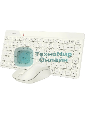 Комплект клавиатура+мышь A4Tech FStyler FG2200 Air2 беспроводной, USB, 1200 DPI, бежевый