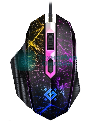 Комплект клавиатура+мышь Defender Nord GS-959 проводной, USB, 2400 DPI, чёрный