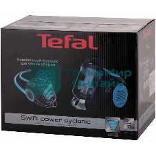 Пылесос Tefal TW2971EA синий, 200/750 Вт, уборка сухая, пылесборник контейнер 1.2 л