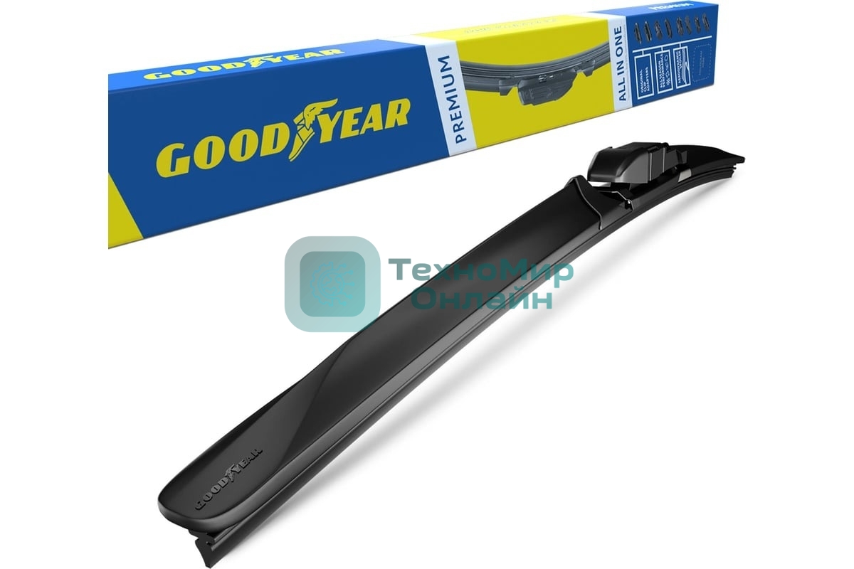 Щетка стеклоочистителя GOODYEAR GY000440 PREMIUM 20''/51 см бескаркасная