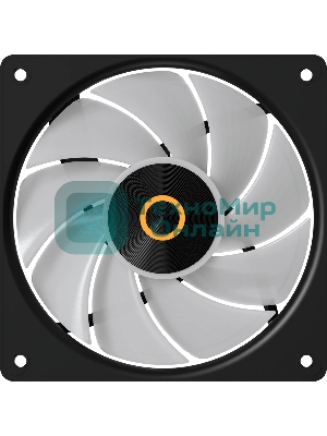 Вентилятор для корпуса Ocypus Gaммa F12 Elite BK ARGB, 120x120x25мм, 4-PIN PWM, 600-1800 RPM, 26 DBA MAX, HYDRO BEARING