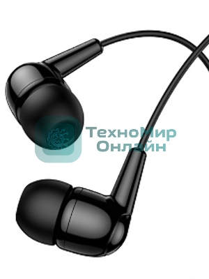 Проводные наушники Hoco M97a черный, внутриканальные