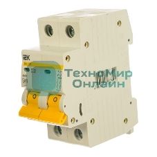 Выключатель автоматический модульный 2п C 32А 4.5кА ВА47-29 IEK MVA20-2-032-C