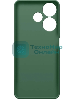 Чехол (клип-кейс) BoraSCO для Xiaomi Poco M6 4G Silicone Case зеленый опал (73629)