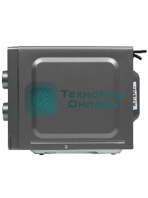 Микроволновая печь Gorenje MO20E1T4 серый/черный, 20 л, 700 Вт, переключатели - поворотный механизм