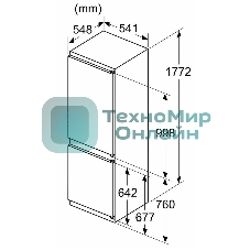 Холодильник Bosch KIN86NSE0 2-хкамерн. белый