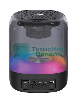 Акустическая система QUMO Plasma ВТ 0082 5 ВТ объемное звучание RGb подсветка