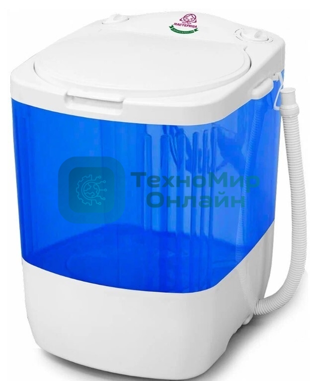 Стиральная машина Мастерица WM-0101 синий, загрузка вертикальная 1 кг, 0 об/мин, класс А