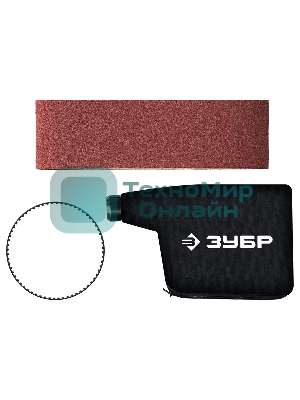 Ленточная шлифовальная шашина Зубр ЗЛШМ-76-950