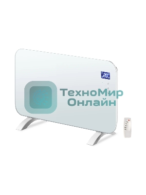 Конвектор электрический Neoclima AURA-2000W белый, 2000 Вт, 25 м2, электронный термостат, Wi-Fi