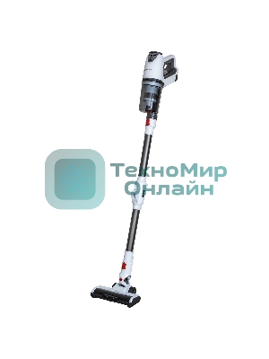 Пылесос вертикальный SUPRA VCS-5083 белый, питание от аккумулятора, 350 Вт, уборка сухая, пылесборник 0.6 л, работа от АКБ max 30 мин.
