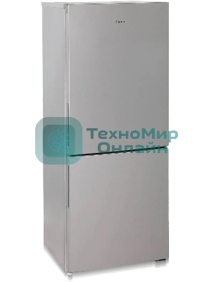 Холодильник Бирюса Б-M6041 металлик двухкамерный 183/85л морозилка снизу