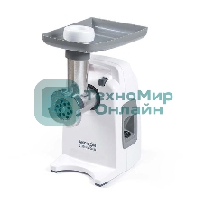 Мясорубка электрическая Аксион М321.03 белый, 1500 Вт, 1.7 кг/мин, реверс, защита от перегрузки, насадки - 5
