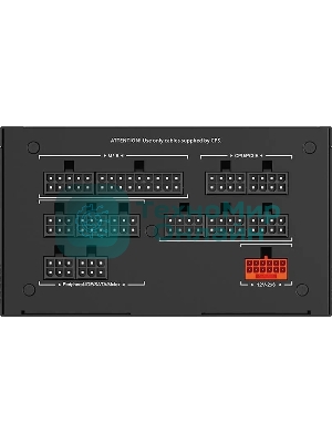 Блок питания PCCooler P5-YS1000-G1F, 1000Вт, 80 PLUS Gold, 135мм, модульный, черный