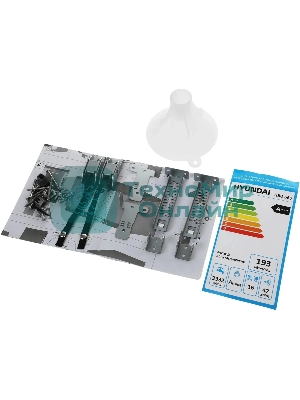 Встраиваемая посудомоечная машина Hyundai HBD 665, нержавеющая сталь, 59.8 см, 16 компл., 47 дБ, класс A+++