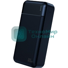 Портативный аккумулятор AKSBERRY E300 Epica быстрая зарядка 30000 mAh, черный