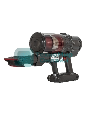 Пылесос вертикальный Supra VCS-5080 красный/серый, питание от аккумулятора, 250 Вт, уборка сухая, пылесборник 0.8 л