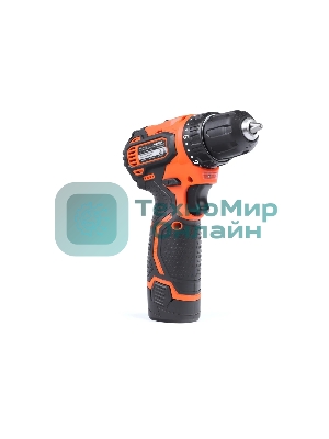 Дрель-шуруповерт Patriot BR 368Li, Аккумуляторная, 12В, 2 АКБ, Кейс