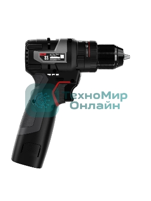 Дрель-шуруповерт Deli DE-CZ16-1D2, 16 В, 2 Ач, 45 Нм, бесщеточный, ударный