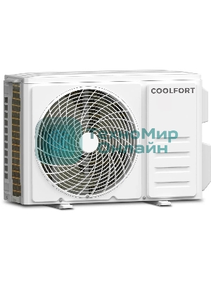Кондиционер сплит-система Coolfort CF-4103 12000 BTU, 35 м², 37 дБ, охлаждение, обогрев, белый