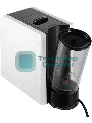 Кофеварка рожковая Kitfort КТ-7467 белый/черный, исп. кофе - молотый/капсулы, 0.8 л, 1100 Вт, 19 бар