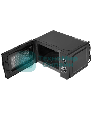 Микроволновая печь Hyundai HYM-M2063 черный, 20 л, 700 Вт, переключатели - поворотный механизм