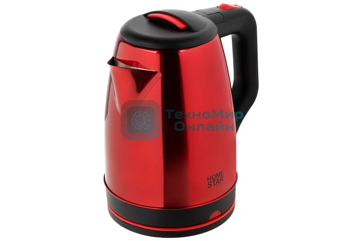 Чайник электрический HOMESTAR HS-1003 красный (107001)